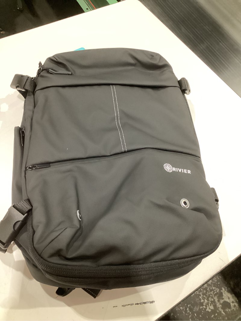 Condition photo showing Good Condition for Laptop Travel Backpack Expandable With Vacuum Compression And Pump, Personal Item Carry On Bag with Anti Theft Lock, Water Resistant, Flight Approved 17 Inch Laptop, Men Women, Vacpack Light Black