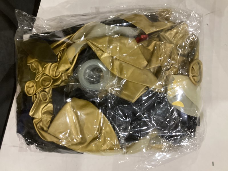 Condition photo showing New/Like New for KatchOn, Black and Gold New Year Balloon Garland Set- Pack of 96 | New Years Eve Balloon Arch with Happy New Year Banner | New Years Eve Party Supplies 2026 | Foil Tassel Garland, NYE Decorations 2026