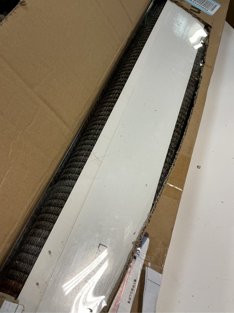 Condition photo showing Good Condition for outdoor roller shades for patio, 8' w x 8' h cordless patio shades roll up outdoor blinds with splicing design, 90% uv protection for porch gazebo pergola, 2 poles & 1 fabric, mocha mocha 96"w x 96"h