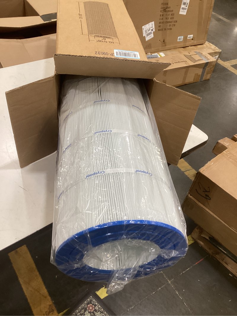 Condition photo showing New/Like New for cryspool® 09032 compatible with clean & clear 200, cc200, pap200, r173217, c-9419, fc-0688, 59054400, aladdin 29902, 200 sq. ft pool filter cartridge, 1 pack