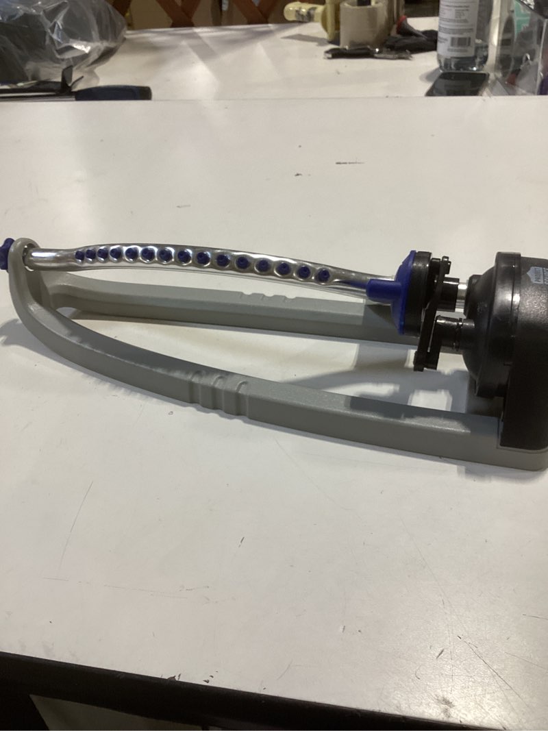 Condition photo showing Good Condition for project source 3000-sq ft oscillating sled lawn sprinkler