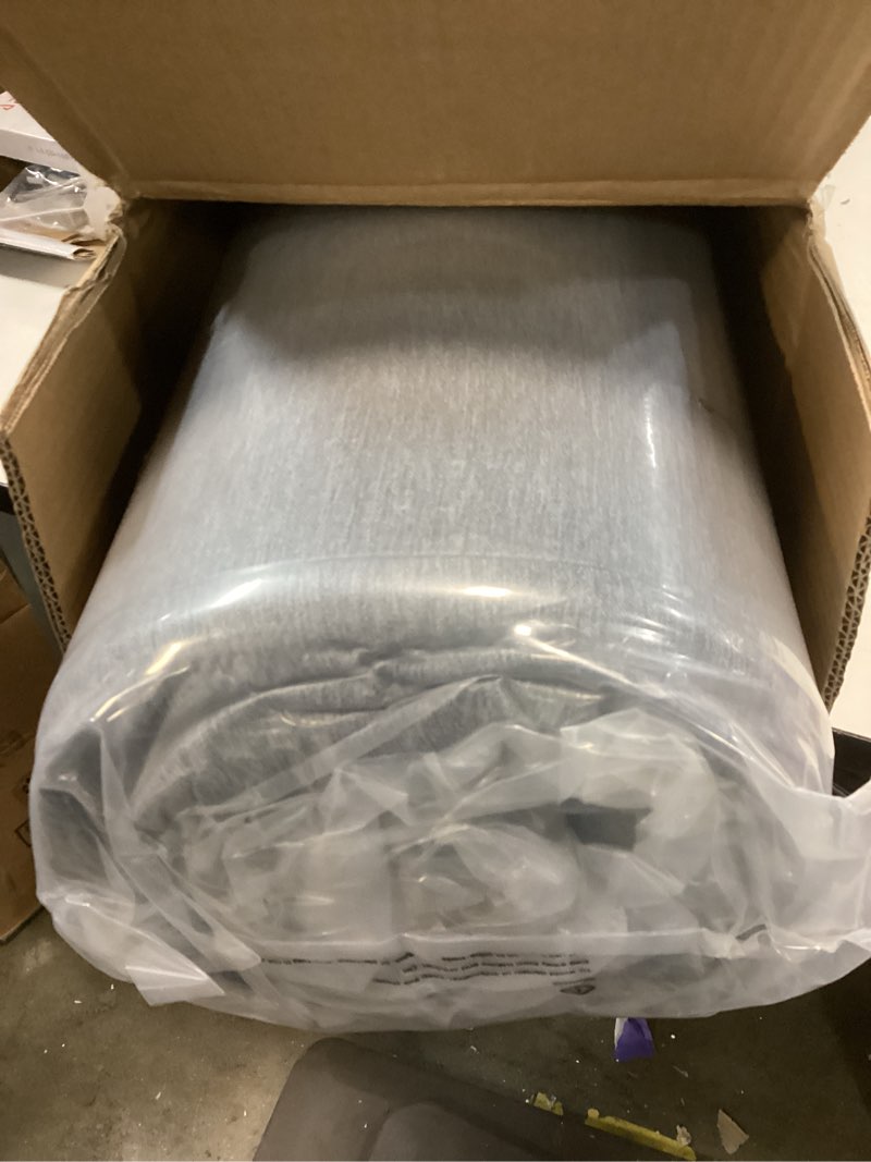 Condition photo showing New/Like New for Futon Sofa Bed, High-Density Memory Foam Sofa Bed with a Fluffy Pillow, Folding Floor Couch Guest Bed, Twin Size, Dark Grey Dark Grey Twin