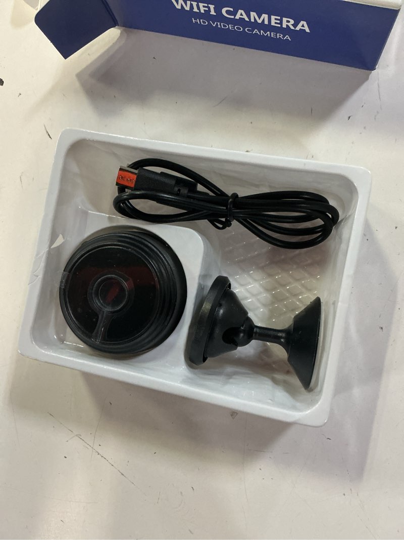 Condition photo showing New/Like New for 1pcs only 0.9 inch hidden camera with audio/video mini small spy home indoor night vision motion detection baby monitor wireless outdoor nanny wifi espias security secret (1, black, mini) black mini 1