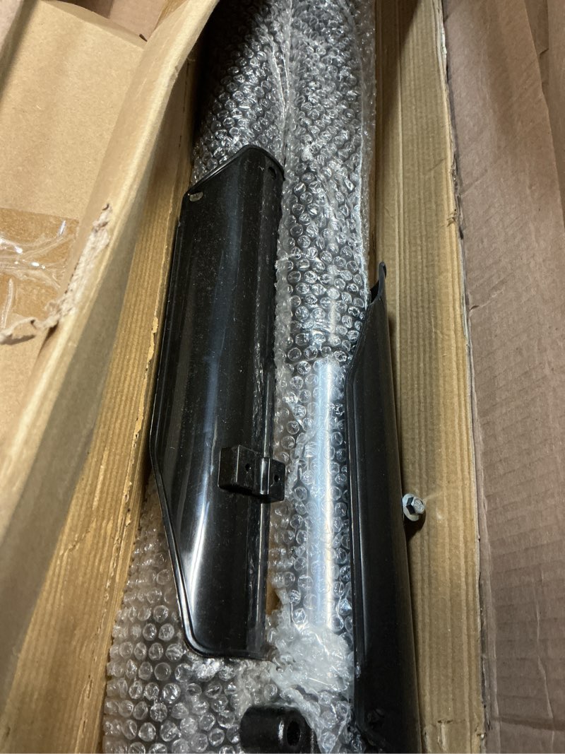 Condition photo showing As Is for polarbear front end inverted forks 45/48mm 630mm pit bike forks hydraulic upside down shock for 110cc 125cc 150cc dirt pit bikes front forks