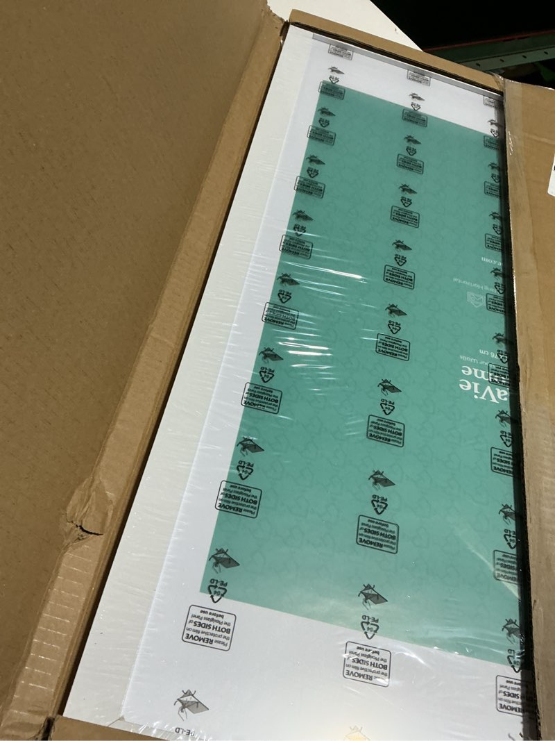 Condition photo showing Good Condition for lavie home 20 x 30 poster frame white, display pictures 18x24 with mat or 20x30 without mat, stable and sturdy picture frame and polished plexiglass, horizontal and vertical format of the wall?1 pack? 20x30 white