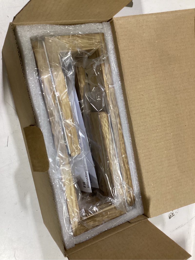 Condition photo showing New/Like New for Hand Towel Holder, 4 Pack Wooden Adhesive Towel Bar for Bathroom, U-Shape Towel Rack Stick on Wall for Kitchen