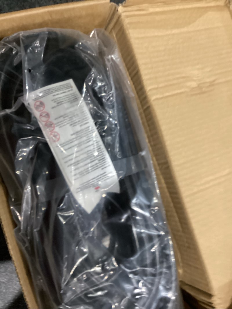 Condition photo showing New/Like New for 50Ft 12/3 Outdoor Extension Cord with 3-Outlets, Heavy Duty 12 Gauge 3 Prong Extension Cord Waterproof with Lighted end, 15A 12AWG 1875W SJTW, ETL Listed - Great for Garage, Garden and Home, Black 50FT Black