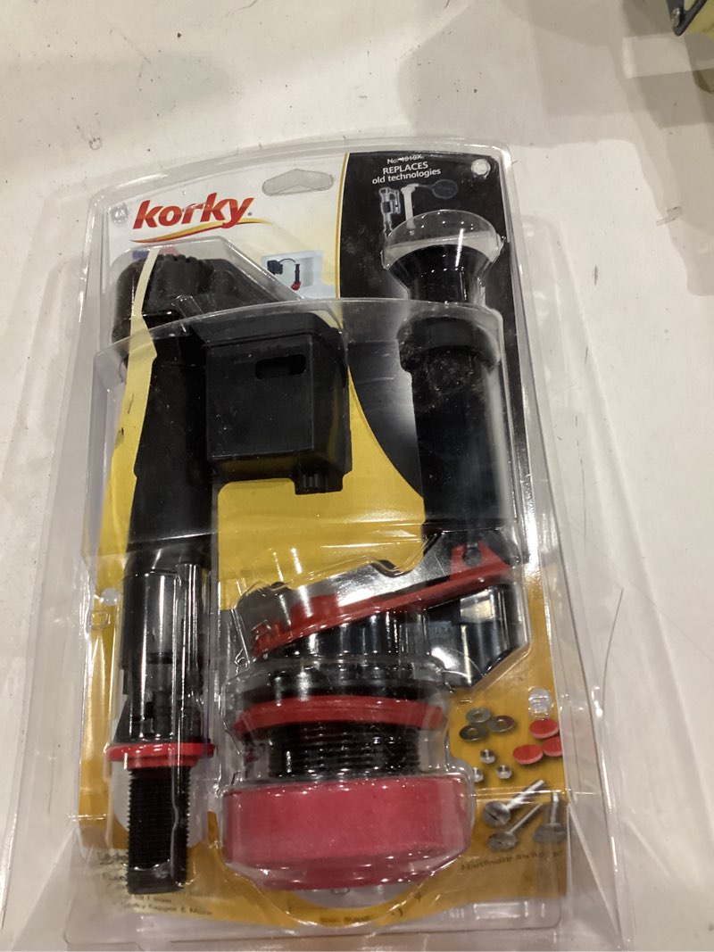 Condition photo showing Good Condition for korky 4010xp 2x long-life standard 2-inch complete toilet repair kit, black