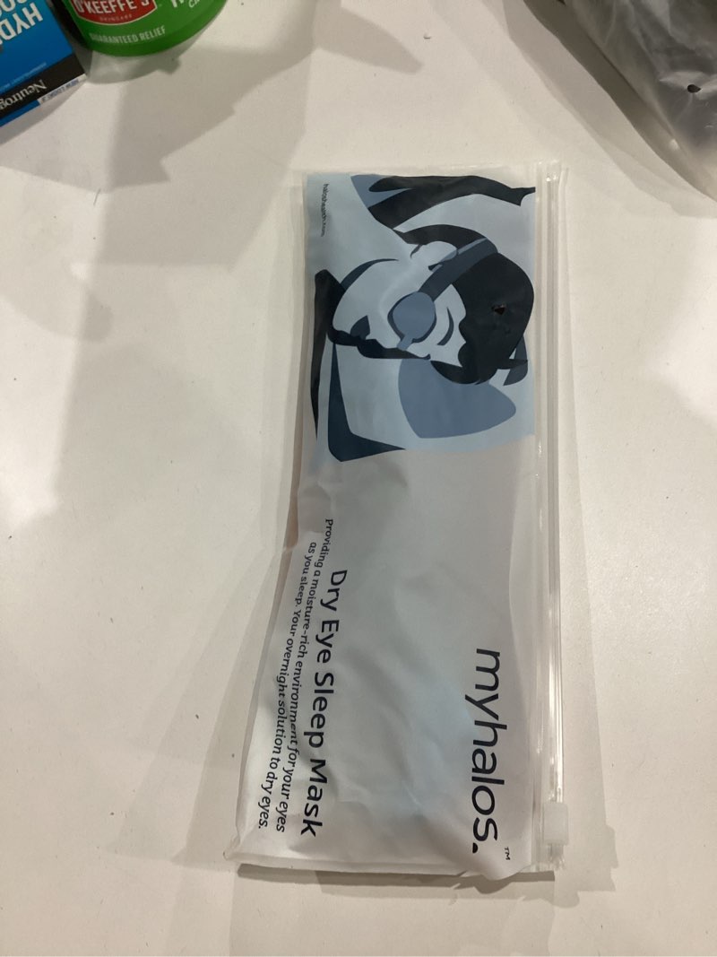 Condition photo showing Good Condition for MyHalos® Moisture Chamber Glasses for Dry Eyes - Sleep Mask for Dry Eyes - Reusable & Soft - Hydrating Sleeping Mask & Moisture Goggles for Men and Women - Patent Pending