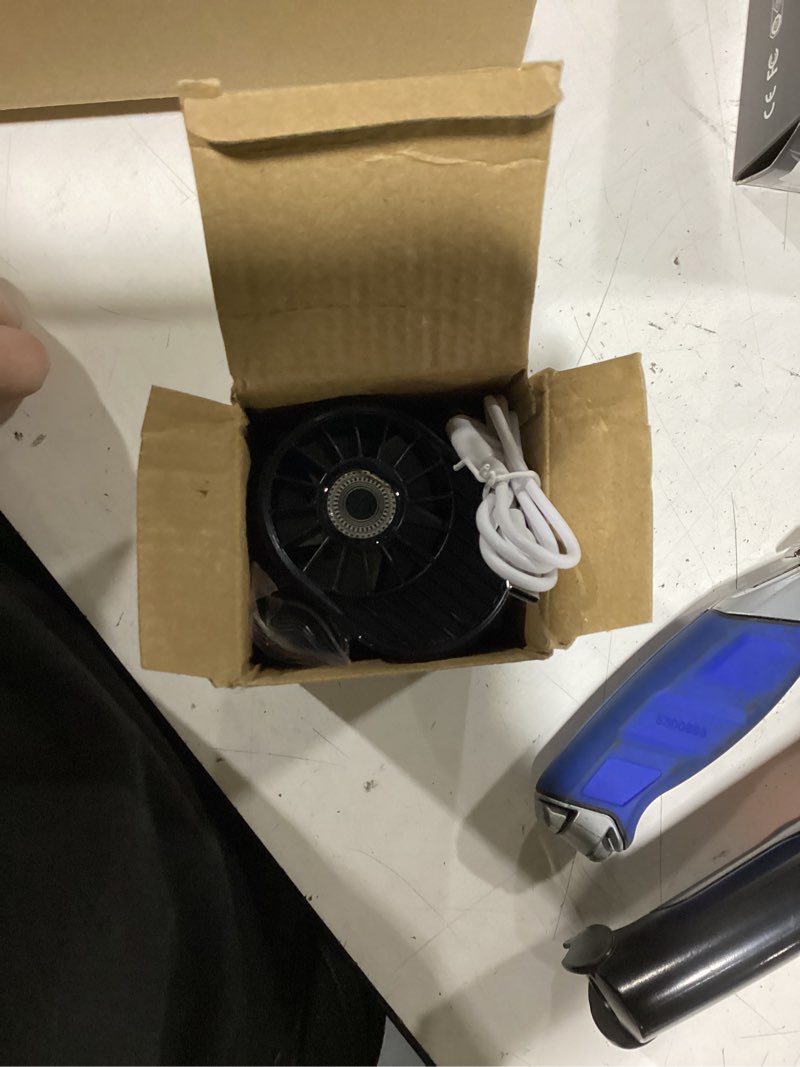 Condition photo showing New/Like New for heelkl 2026 ai portable fan rechargeable, 4-speed strong airflow, personal waist fan with up to 25h of working time, hands-free hanging neck fan, wearable belt fan for camping, outdoor, jobsite black