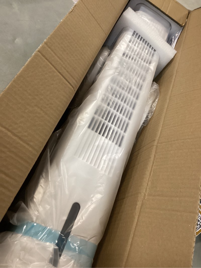 Windowless Portable Air Conditioners, 35" Evaporative Air Cooler w/1.2L Water Tank, 3 Ice Packs, 7H 