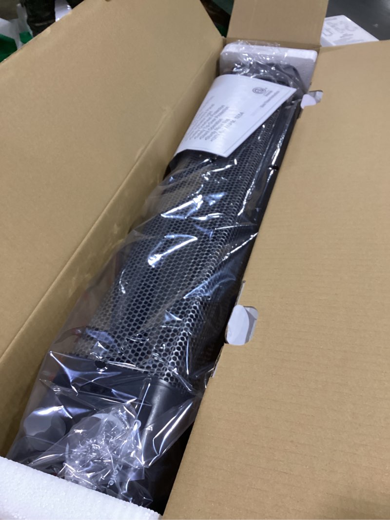 Condition photo showing Good Condition for Comfort Zone 1500W Convection Baseboard Heater with Built-In Thermostat, Overheat & Tip-Over Protection, Dent-Proof Ends, Plug-In Portable, Ideal for Home, Bedroom & Office, Black