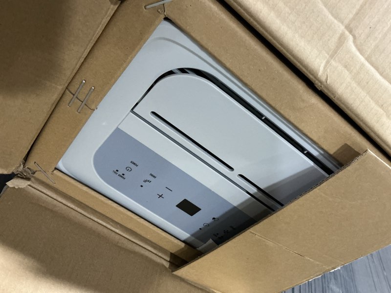 Condition photo showing As Is for waykar 120 pints energy star dehumidifier for spaces up to 6,000 sq. ft at home, in basements and large rooms with drain hose and 1.14 gallons water tank 120 pints 6000 sq. ft