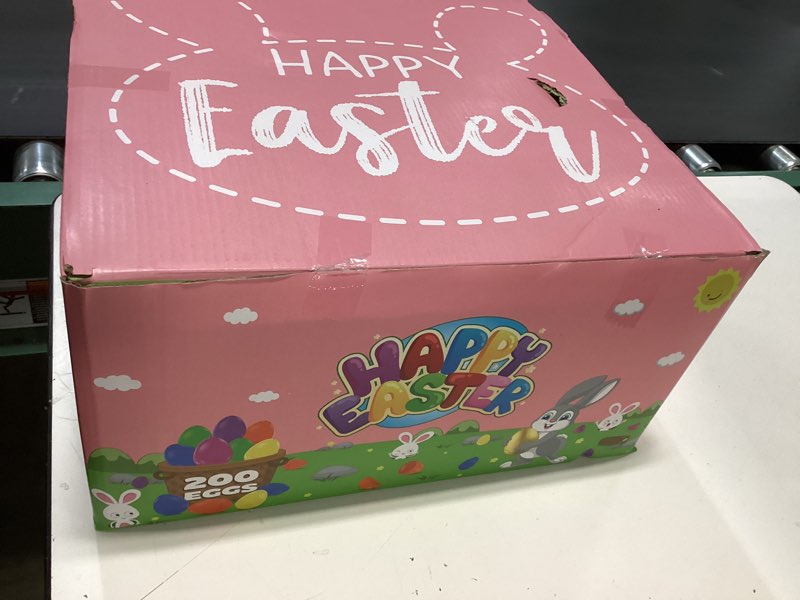 Condition photo showing New/Like New for 500 pack easter eggs bulk include 12 surprise golden eggs, 2.4 inch bright colors fillable empty plastic easter egg for easter hunt, easter basket fillers, easter party favors 500 pack-2.4 inch