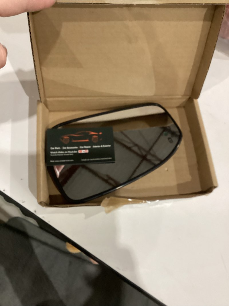 Senzeal Driver Side Heated Mirror Glass with Blind Spot Detection BLIS for Ford Fusion 2013 2014 201