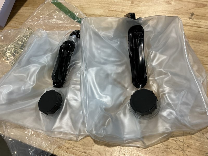Condition photo showing Good Condition for 2 pcs with black double handles: 20l swimming pool step weight sandbag 20l