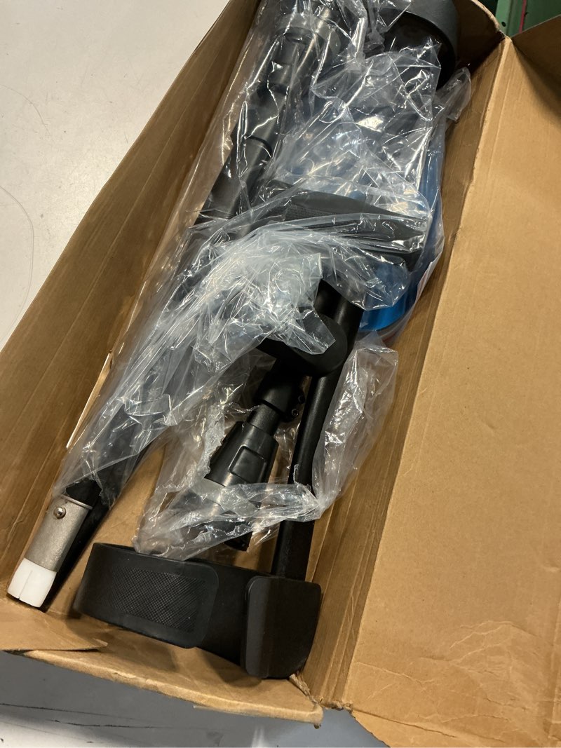 Condition photo showing Good Condition for ergonomic forearm crutches, foldable and height adjustable elbow crutches with magnetic handles for wall support, anti-slip base, walking aid for adults