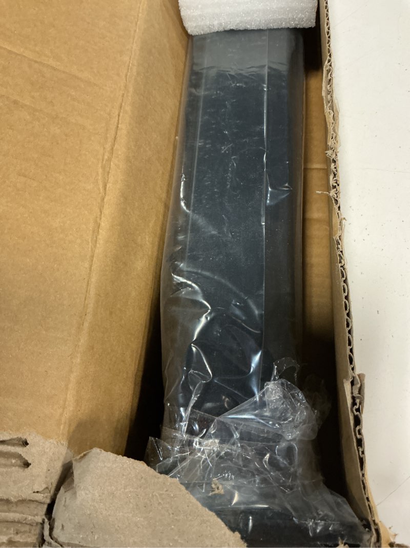 Condition photo showing Good Condition for egadis 2.56 in. x 2.56 in. x 39 in. aluminum railing post with screws & drill, porch and deck railing post, textured aama 2604 powder-coat finish stair post for decks, porches & balconies (1x39 post) the black post - 39in