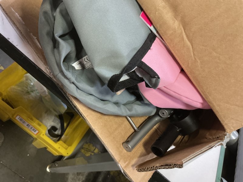 Condition photo showing As Is for bayer design baby doll trendy pram in grey/pink, 67 x 41 x 68 centimeters, 1300800