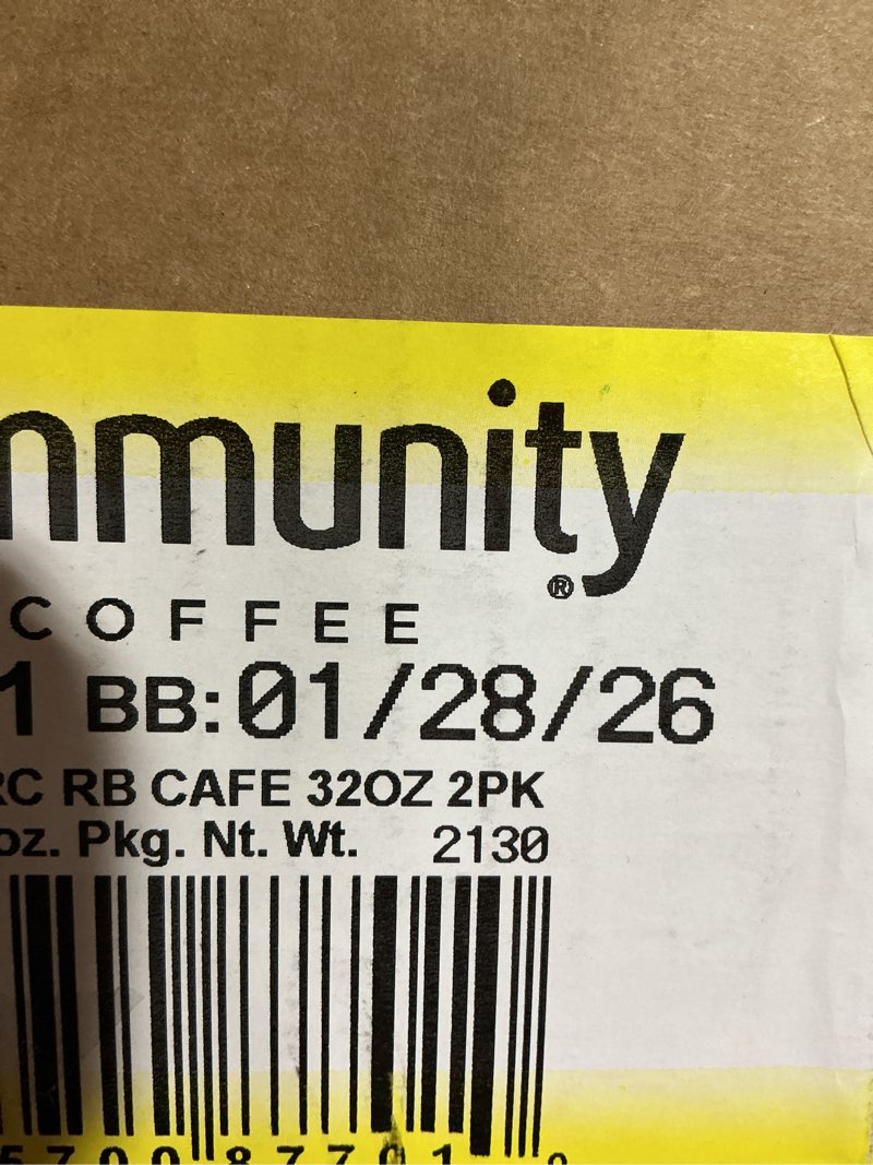 Condition photo showing New/Like New for Community Coffee Café Special Blend 64 Ounce, Medium Dark Roast Ground Coffee, 32 Ounce (Pack of 2)