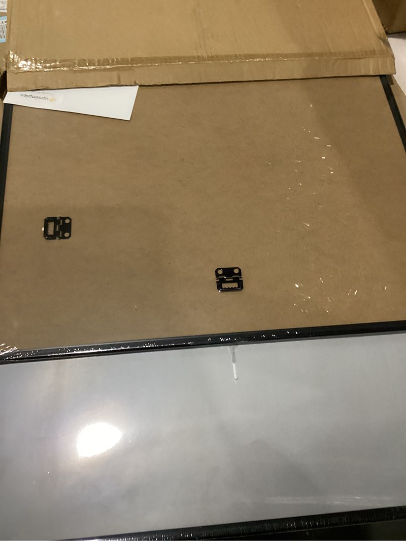 Condition photo showing New/Like New for upsimples 20x30 Picture Frame Black 3 Pack, Scratch-Proof Poster Frames 20 x 30 for Photo Gallery - Slide-In Strips, Horizontal or Vertical Wall Mounting Black 20x30