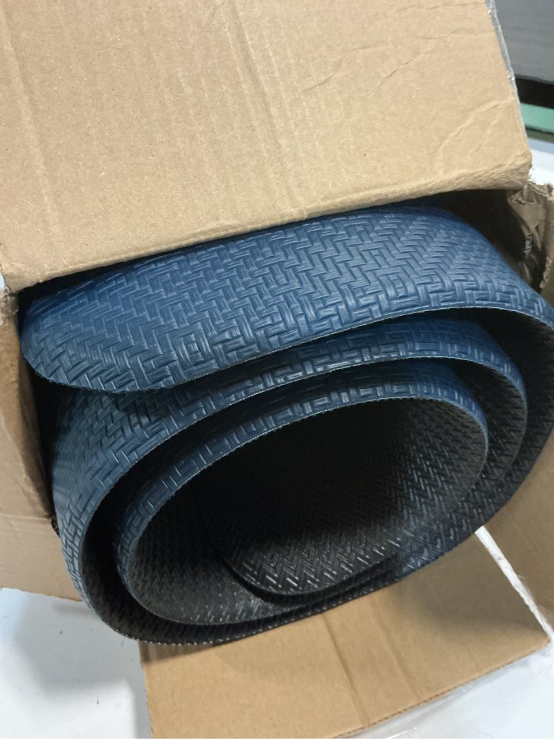 Condition photo showing Good Condition for ophanie kitchen mats for floor, 3/4 inch thick kitchen rugs, 20'' x 60'' anti fatigue standing cushioned mat, waterproof,comfort ergonomic mat for office, home, sink,blue non-slip bottom blue 60"l x 20"w x 0.8"th