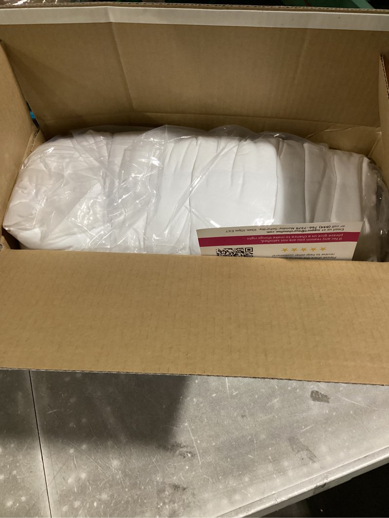 Condition photo showing New/Like New for Marshmalloo Cooling Pillow, Cooling Cover, Squishy-Soft Pillow That Won’t Sag or Flatten, Standard, Queen, & King Sizes (Firm, Queen) Firm Queen