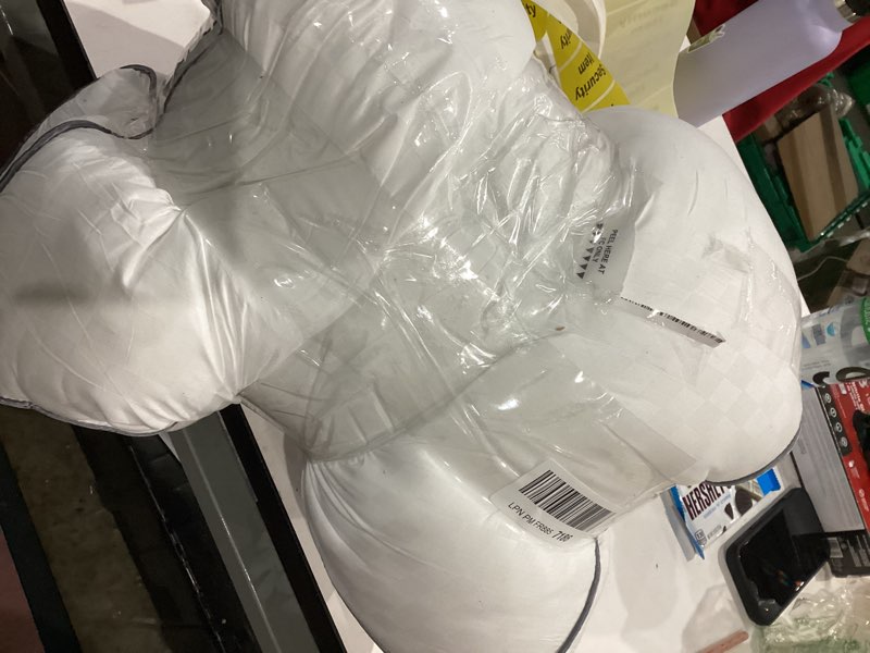 Condition photo showing As Is for sweetnight bed pillows standard size set of 2, fluffy luxury hotel collection gusseted pillows for neck and shoulder, side back stomach sleeper pillow, cozy night 18"x24" standard white
