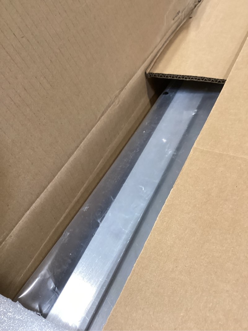 Condition photo showing New/Like New for vnn portable wheelchair ramp 5ft, seamless non-slip aluminum ramps for wheelchairs for home, handicap wheelchair ramps for home steps, aluminum loading dock plates, black aluminum 5ft (usable height 5-15 inch)