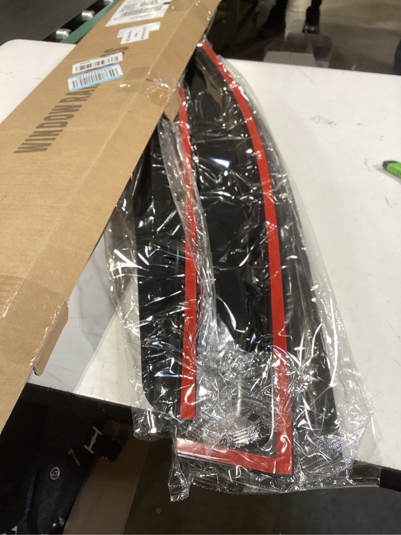 Condition photo showing Good Condition for window rain guards compatible 2017-2022 kia sportage 4pc window visors vent shade deflector tape on