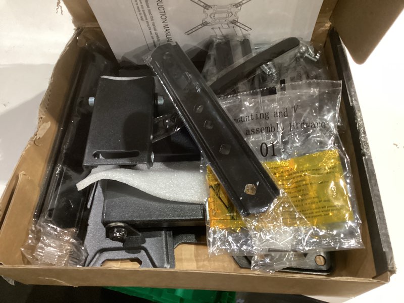 Condition photo showing Good Condition for USX MOUNT UL Listed Full Motion TV Mount, Swivel Articulating Tilt TV Wall Mount for 26-65 Inch LED, 4K, Wall Mount Bracket with VESA 400x400mm Up to 77lbs, Perfect Center Design -XMM006-1 26-65 full motion tv mount