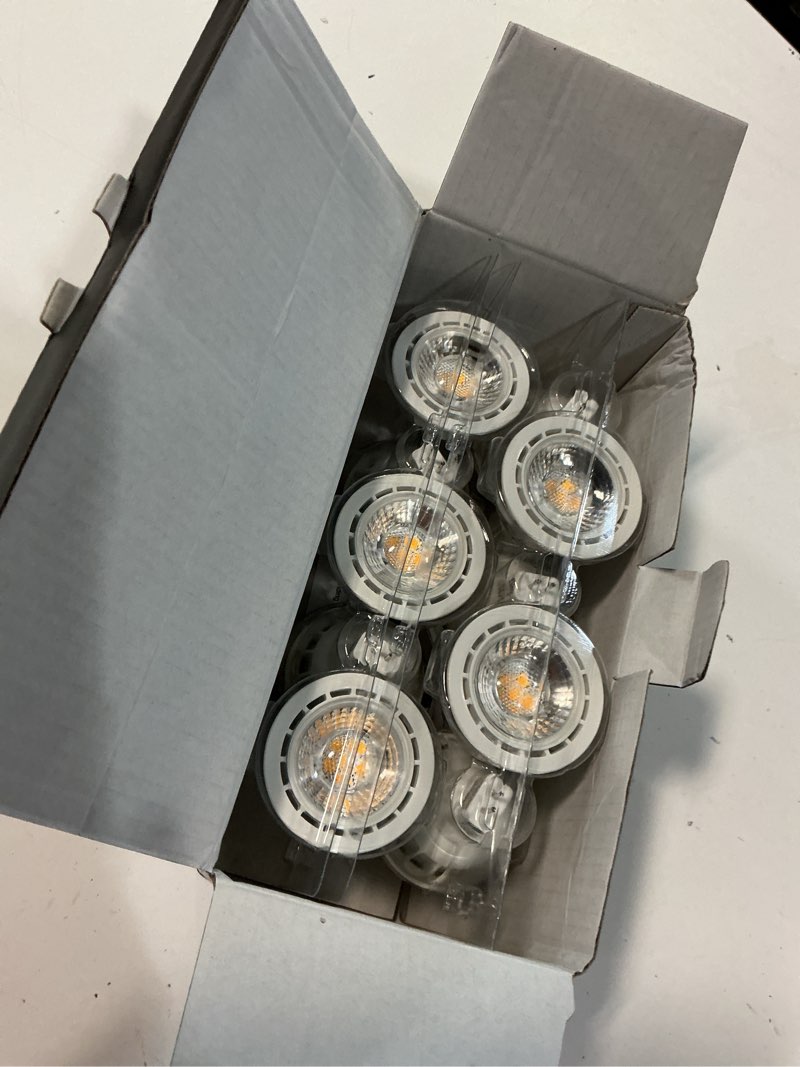 Condition photo showing Good Condition for torkase mr16 led bulb dimmable,gu5.3 bi-pin base mr16 led bulbs,5w(50w equivalent),outdoor landscape 12v low voltage light bulbs,3000k soft warm white recessed tracking spot lights,ul listed-10pack soft white