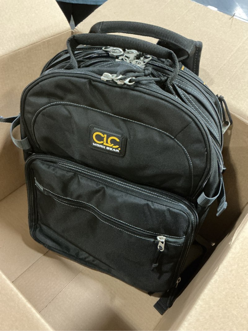 Condition photo showing Good Condition for custom leathercraft1132 75-pocket tool backpack 75 pocket tool backpack