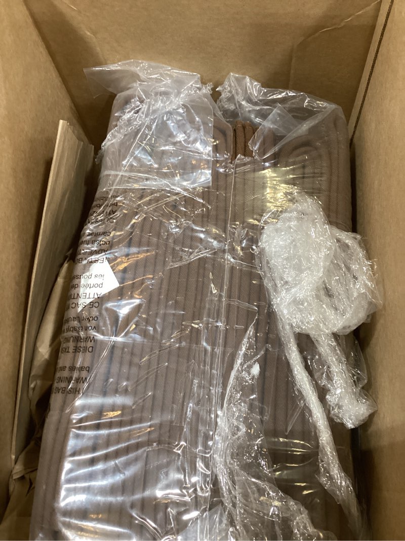 Condition photo showing Good Condition for non-slip stair treads for wooden steps indoor, 15 pack 8" x 30" edging stair rugs with tpe backing, 0.4" thick carpet stair treads for kids elders & pets, 100% polyester soft stair runners, brown 30''x8'' brown 15
