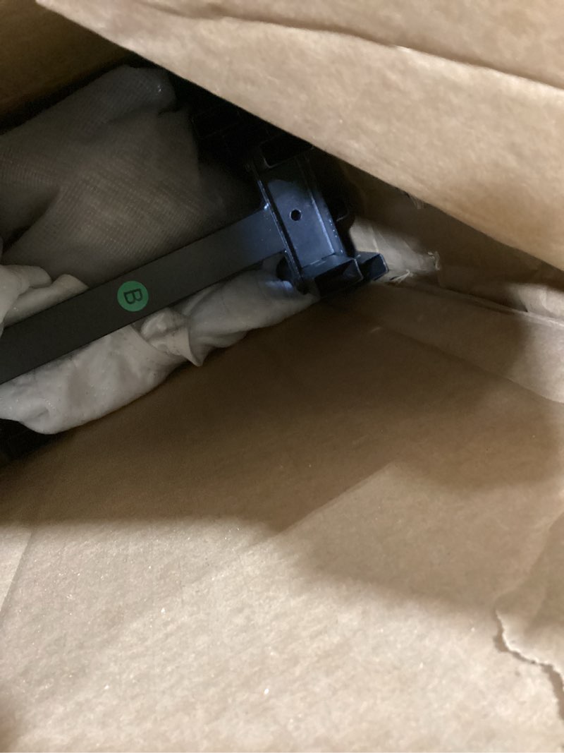 Condition photo showing As Is for Twin Box Spring 9 Inch, Heavy Duty Metal Box Spring Bed Base with Fabric Cover, Mattress Foundation, Easy Assembly, Noise Free, Black 9 Inches Twin