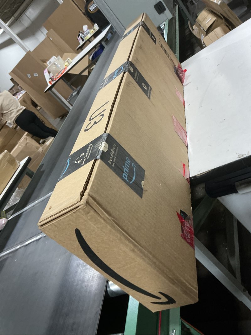 Condition photo showing Good Condition for LazBlinds No Tools No Drill Cordless Roman Shades for Windows, Blackout Thermal Insulated UV Blocking Window Blinds, Room Darkening Fabric Blinds for Indoor Windows, 33'' W x 64'' H, Off White Blackout - Off White 33" W x 64" H