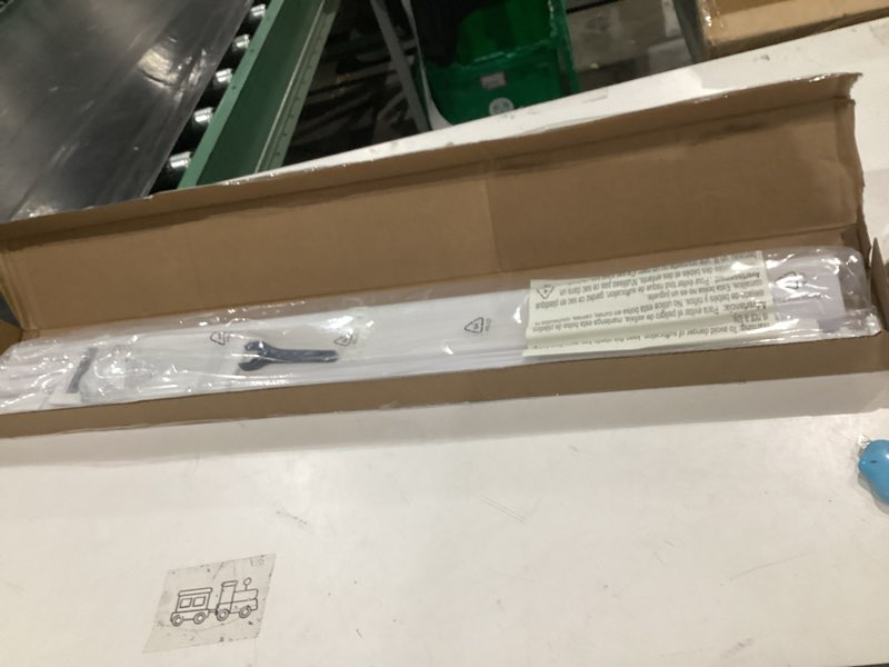 Condition photo showing Good Condition for unishades no drill blinds for windows 1" vinyl l-shaped slats cordless mini blinds for home, for window size 34.5" w × 64" h white white 34.5" w × 64" h