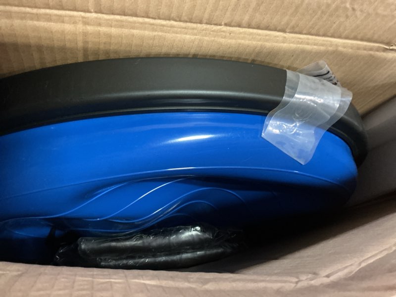 Condition photo showing Good Condition for ZELUS 25in. Balance Ball | 660lb Inflatable Half Exercise Ball Wobble Board Balance Trainer w Nonslip Base | Half Yoga Ball Strength Training Equipment w 2 Bands, Pump, Extra Ball Included Blue