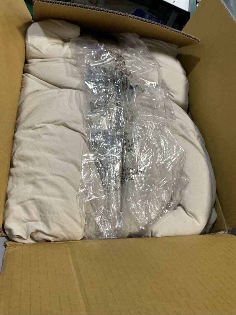 Condition photo showing Good Condition for bedsure full size comforter - comforter full for all season, ultra-soft down alternative & prewashed duvet insert with 4 tabs - machine washable, linen, 86x82 inches beige full