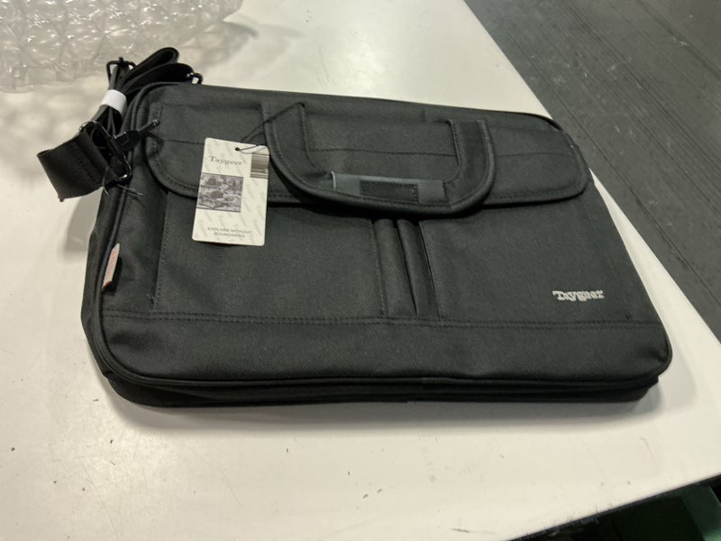 Condition photo showing Good Condition for taygeer laptop bag 15.6 inch, business briefcase gifts for men women, water resistant messenger shoulder bag with strap, premium office bag, carry on laptop case for notebook/computer/laptop, black black 15.6 inch