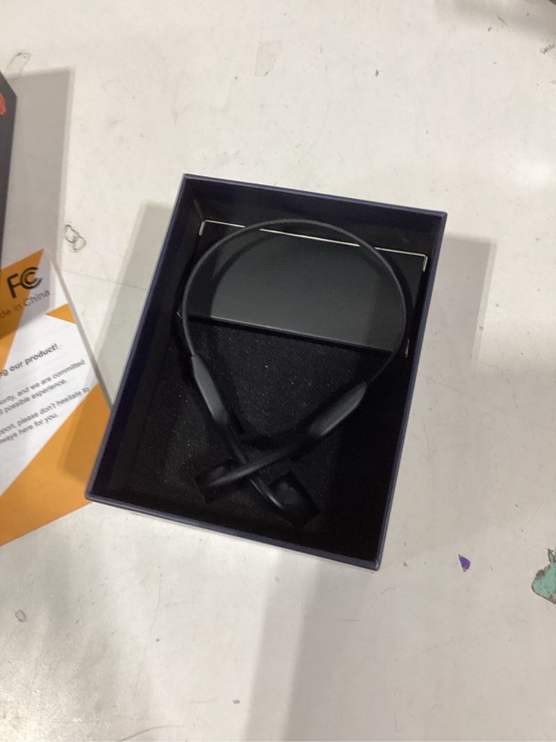 Condition photo showing Good Condition for Open Ear Headphones, Running Headphones Bluetooth 5.4 with Built-in Mic, Bluetooth Headphone 14H Battery & IPX5 Waterproof, Sports Headphones for Running, Cycling, Walking Black