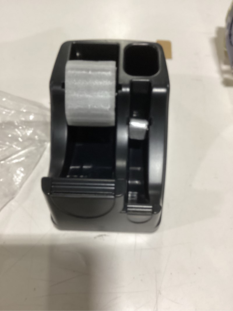 Condition photo showing New/Like New for Officemate Recycled 2-in-1 Heavy Duty Tape Dispenser, 1" and 3" Cores, Black (96690)