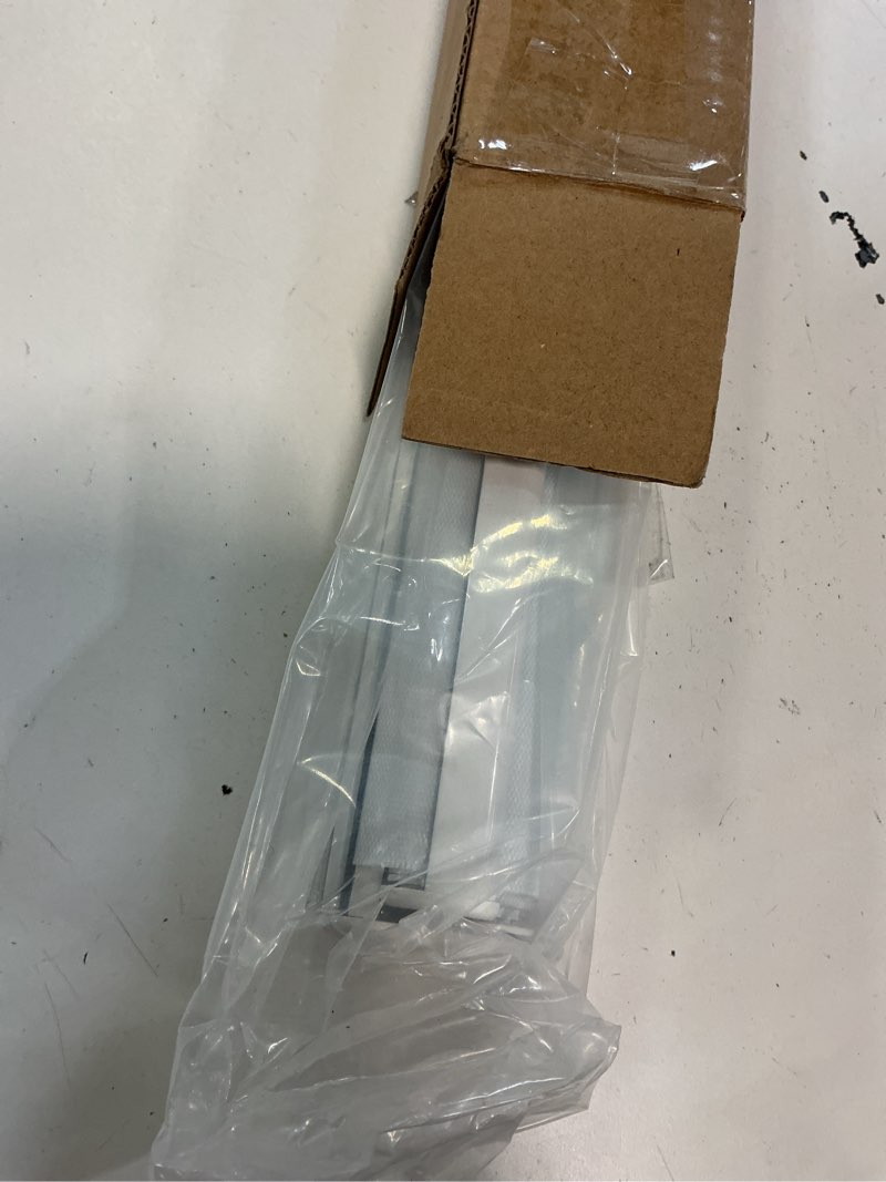 Condition photo showing Good Condition for LazBlinds No Tools No Drill Cordless Zebra Blinds for Windows, Dual Layer Light Control for Day and Night, Light Filtering Privacy Roller Blinds and Shades for Home, 35" W x 48" H, White White 35"W x 48"H