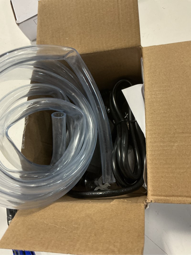 Condition photo showing Good Condition for cwkj fountain pump, 400gph(25w 1500l/h) submersible water durable outdoor pump with 6.5ft tubing (id x 1/2-inch), 3 nozzles for aquarium, pond, fish tank, hydroponics