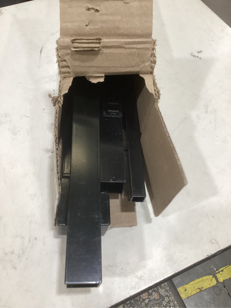 Condition photo showing As Is for aluminum deck gate 32.5in h, heavy duty adjustable width (up to 48"), easy install, rustproof outdoor gate for patio, porch & yard, fits 36" deck height (no hinge & lock)