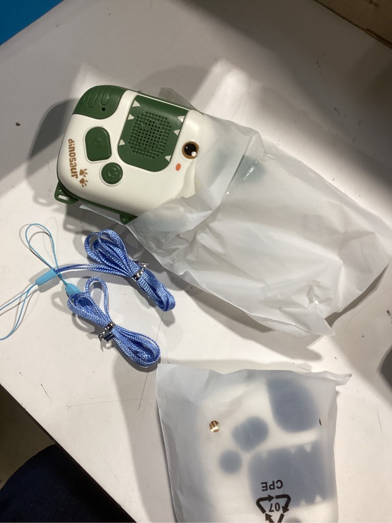 Condition photo showing Good Condition for dinosaur walkie talkie,dinosaur toys for kids age 3-5,2 pack walkie talkies outdoor indoor toys with 1000ft range,christmas birthday gifts toys for 4 5 6 7 8 year old boys girls dinosaur-blue&green