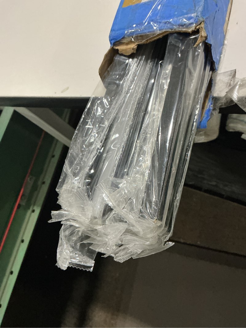 Condition photo showing Good Condition for 12 Pack 3.3ft Pre-drilled Countersunk Hole LED Channel Diffuser U Light Strip Aluminum Track with Cover Screw End Cap Easy Cut Tight Flush Mounted Cabinet Tape Light Strip(Black)