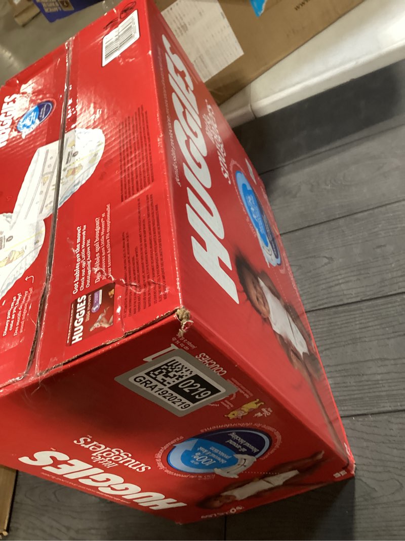 Condition photo showing New/Like New for Huggies Little Snugglers Disposable Diapers - Size 1 - 168ct