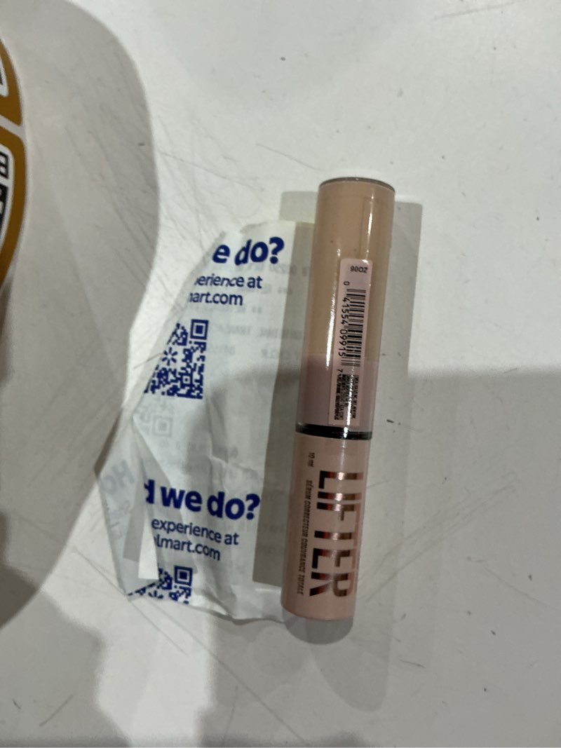 Condition photo showing Good Condition for maybelline lifter serum concealer makeup with peptides and caffeine, vegan, 85 warm, 1 piece