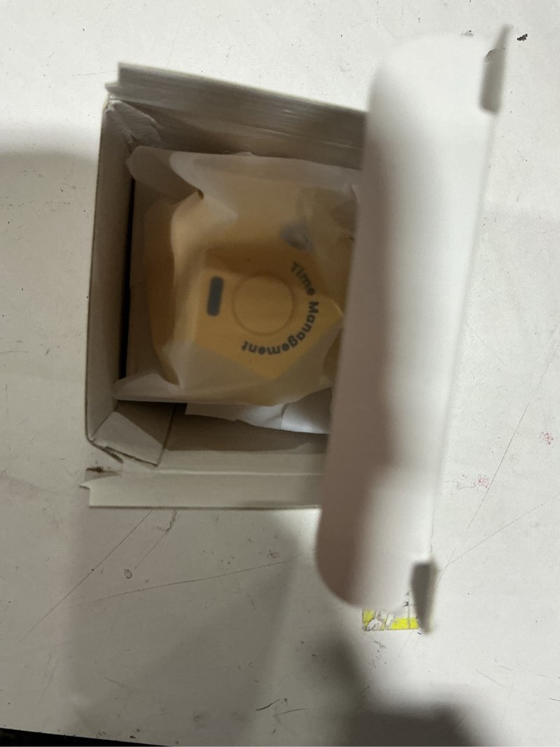 Condition photo showing Good Condition for Cube Pomodoro Timer, Rechargeable Small Cute, Timer for Kids and Classroom, Kitchen, Cooking, Workout & Study Countdown, Time Management Tool (Honey Yellow)